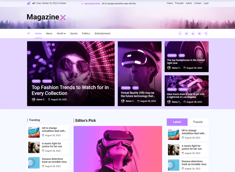 Introducing MagazineX: Modern WordPress Block Theme for Magazine Sites Â